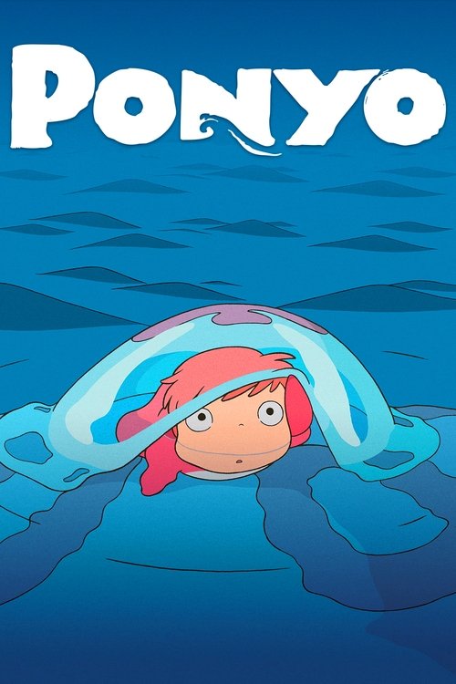 Affiche de Ponyo sur la falaise